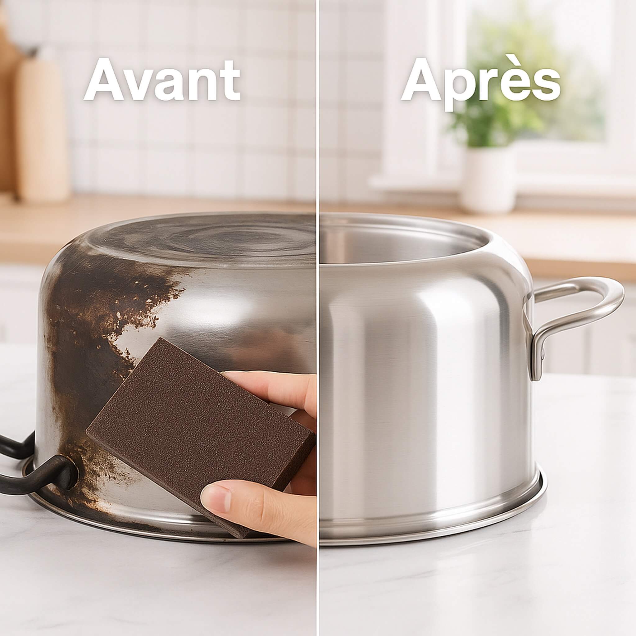 Éponge Diamant Multi-Surfaces – Nettoyage Puissant Sans Rayures